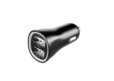 China Smart Chip 18W 5V 2.0A Qc Car Charger , OCC Dual Usb Car Charger for sale