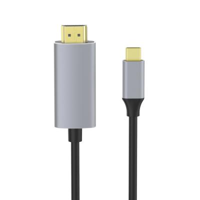 China OCC OD4.5mm Optical Black Hdmi Cord , 1.8m Premium 3.1 Usb C To Hdmi Cable for sale