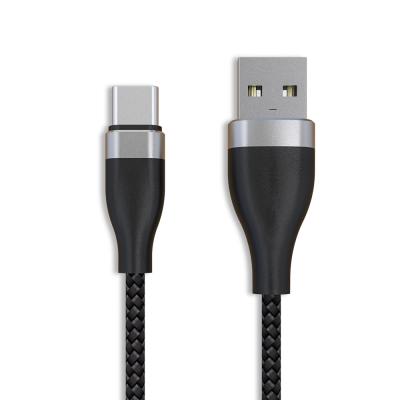 China Fast Charge 3A  Nylon Braided OEM/ODM Usb Type C Cable 2.0 USB C for Huawei Samsung data&charge cable for sale