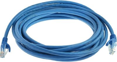 China Macbook RJ45 Cat5e Ethernet Lan Cable Blue Color Molded 10foot for sale