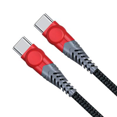 China Cotton Braided Usb C Cable , PD 60W 6 Feet 3A Usb 2.0 Type C Cable for sale