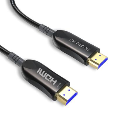 China 30AWG ethernet óticos dos apoios do cabo 18Gpbs 4k 60Hz da fibra de alta velocidade HDMI à venda