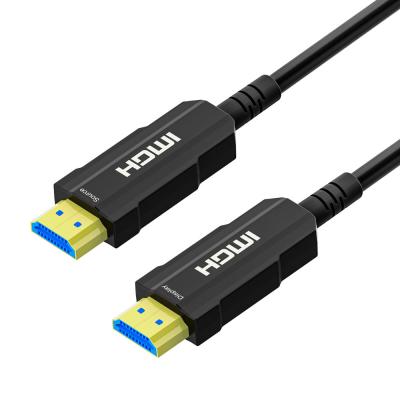 China 100ft 4K Ultra HD HDR Active Fiber Optical HDMI Cable In Wall Rated for sale
