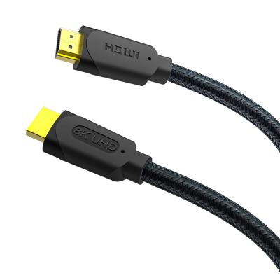 China 8Gbps Hdmi Cord With Ethernet , Braided HDCP 2.2 Certified Hdmi 4K 60Hz Cable for sale