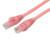 China Computer UTP 24AWG RJ45 Ethernet Lan Cable For Macbook Pink Color for sale