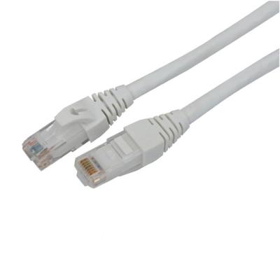 China White 4PR 24AWG 1M Cat5e Utp Patch Cable Bare Copper Conductor for sale