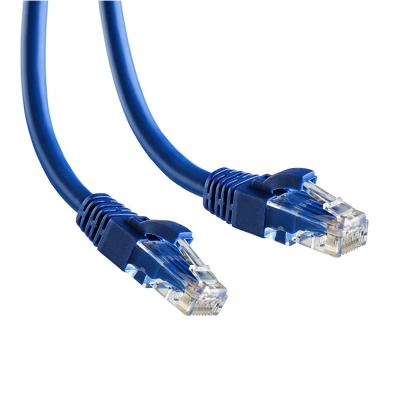 China Slim UTP Cat 6 10 Feet Ethernet Lan Cable Blue High Speed Pre Terminated Computer Cable Blue Color for sale