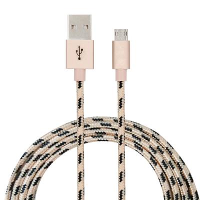 Китай Поручать кабеля 5V 2A 3Ft USB данным по нейлона алюминиевый микро- быстрый продается