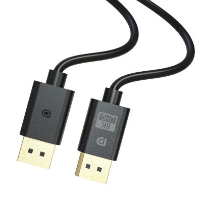 China Video Resolution HDR 3 Feet 4K Displayport Cable DP To DP 1.4 for sale