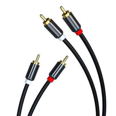 China HDTV HiFi 6 Foot Audio And Video Cable 2RCA Male To 2RCA Male for sale