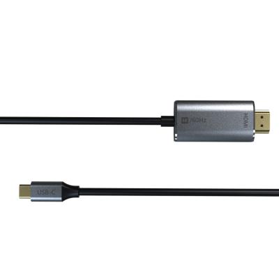 China Nickel Plated USB C To HDMI HDTV Cable 6FT 4K 60Hz For MacBook Air for sale