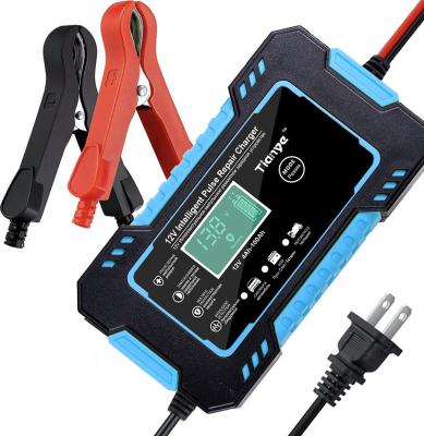 China 12V 170W Rapid Pulse Repair Battery Charger Microprocessor Controlled for sale