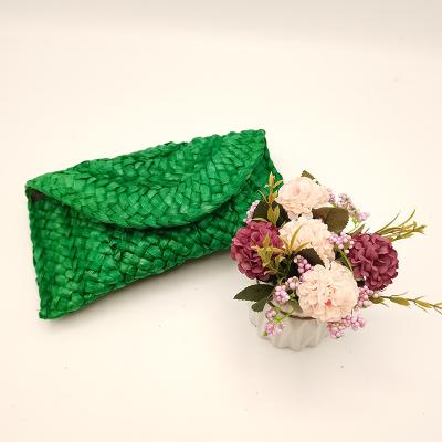 中国 100% Handcrafted Straw Bags For Women Eco-Friendly Wholesale High Quality Rattan Handbag Summer Beach Bag Clutch Purses 販売のため