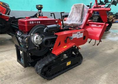 China 25Hp Mini Paddy Crawler Construction Equipment Power Tiller Walking Tractor With Diesel Engine for sale