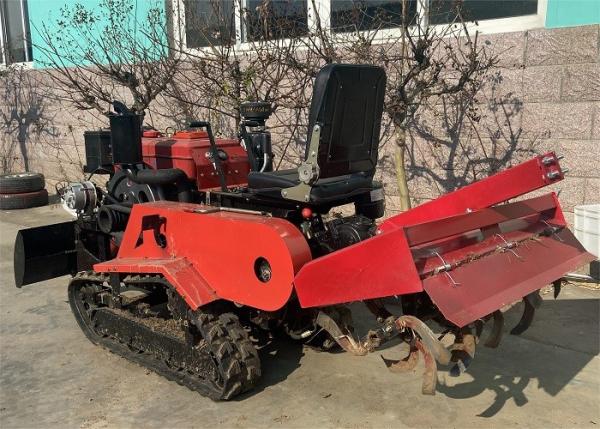 Quality 25Hp Mini Paddy Crawler Construction Equipment Power Tiller Walking Tractor With for sale