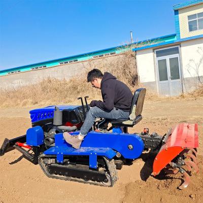China Paddy Land Mini Crawler Tractor , Mini Rubber Track Crawler Tractor For Sale for sale