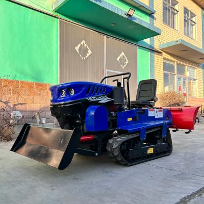 China 2024 Made In China Farm Machine Self Production For Dry Farm Land Mini Crawler Tractor for sale