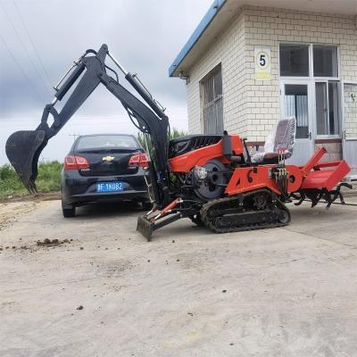 China Factory Wholesale Small Tractor With Bulldozer Farm Diesel Engine 35hp Mini Crawler Tractor for sale