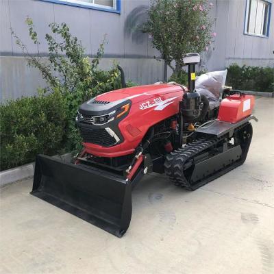China Landwirtschaftlicher 50 PS Trockenland Crawler Traktor, Getriebe Antrieb Garten Traktor für Landwirte Mulcher zu verkaufen