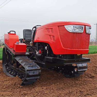 China Small 80HP Crawler Tractor Agricultural Equipment Fully Automatic Tracked Compact Tractor for sale