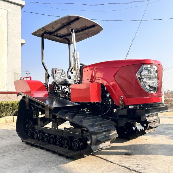 Quality CE 80HP Crawler Tractor Agricultural Machinery Fully Automatic Mini Tiller for sale