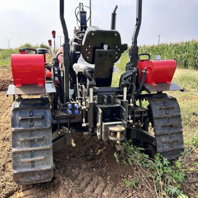China CE 80HP Tractor de rastreo Maquinaria agrícola Mini bulldozer de limpieza totalmente automático en venta