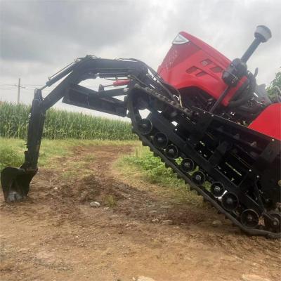 Chine Agriculture Mini Cultivateur Tracteur Crawler Avec Seau de Chargement à vendre