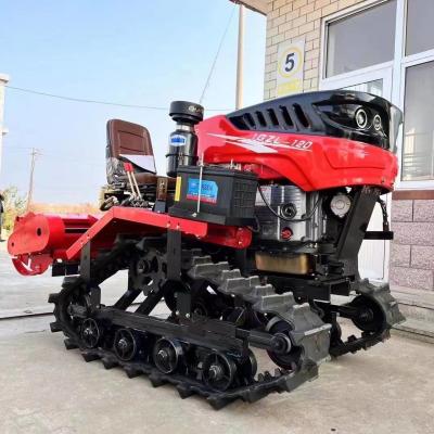 China Agriculture Machinery Equipment 35HP Diesel Farm Walking Tractor With Rotary Tillage Machine for sale