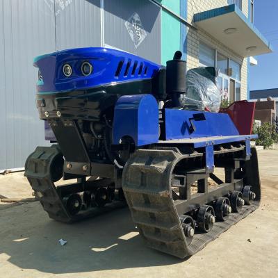 China SDHANYUE 35HP Paddy Field Crawler Tractor Agriculture Machine Rotary Tiller Tractor for sale