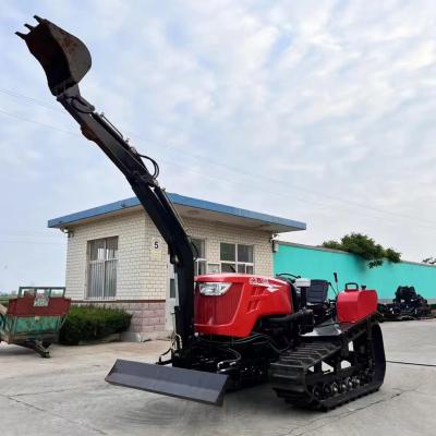 China Multifunktions-Diesel 120 PS Crawler-Traktor Landwirtschaftlicher Mini-Traktor zu verkaufen