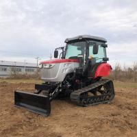 Quality 120HP Enclosed Cab Tractor Agricultural Equipment Mini Crawler Tractor with for sale