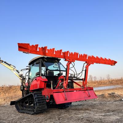 Китай Сельскохозяйственный компактный ползучий трактор 120 л.с. с рельсами продается