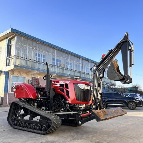Quality 120HP Rubber Track Crawler Tractor Manufacturers With Excavator for sale