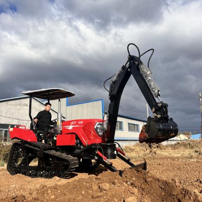 China Agricultura Tractores de pista pequeña Tractor multifuntcional de granja en venta