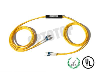 China Multimode Optical Cable Splitter 2 x 2 LC / UPC , Fiber Optic Coupler 850 / 1310nm for sale