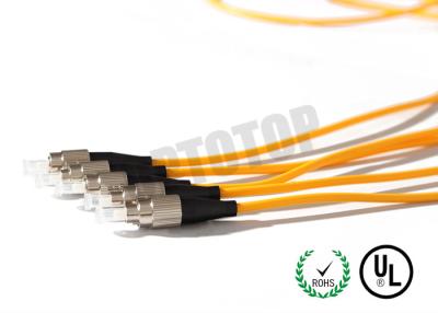 China 3.0mm Single Mode Fiber Optic Cable FC Connector With UPC Interface Polish for sale