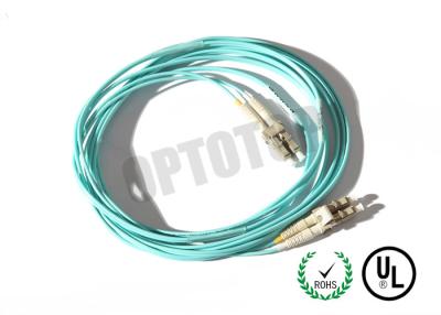 China LC UPC Connector Multimode Patch Cord 2 Fiber Zip For Test Equipment / CATV for sale