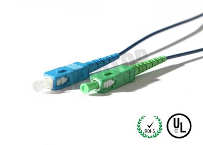 China Trança OM1 2mm da fibra ótica de FTTH/CATV com núcleo simples, conector do SC à venda