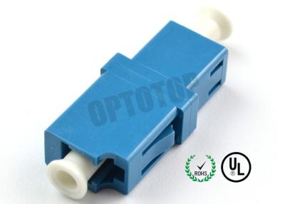 中国 コネクターLC UPCのシャッターとの光ファイバーのアダプターの単信、青い色 販売のため