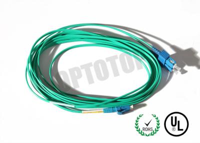 China LC SC Fiber Patch Cord 2F ZIP 2MM Corning , Long Life Fiber Optic Jumper for sale