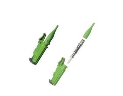 China LC APC Single Mode Fiber Optic Termination For 0.9mm Cable for sale