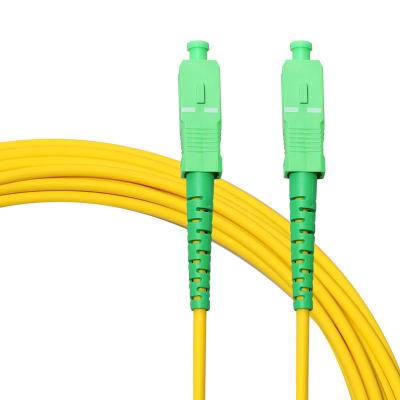 Chine Corde de correction optique duplex de fibre de connecteur du SM 9/125 SC/APC à vendre