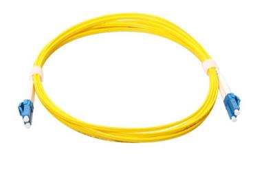 China SM 9/125 LC to LC Connector Simplex / Duplex Fiber Optic Patch Cord for sale