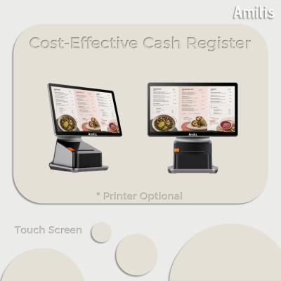 15.6" All In One Touch Screen Cash Register Intel N95 Dual Display ...