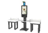 POS System Powered By i5-1235U 21.5" Aluminum Touch Screen Kiosk For ...