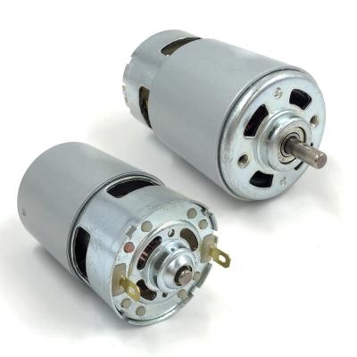 China Faradyi Customized  12V 48V High Rpm 20000Rpm 24000 Rpm 775/795 DC Motor Gearbox  BLDC Motor For Motorcycle Car Robot Hand for sale