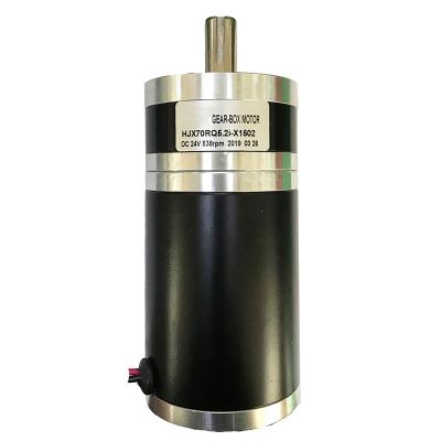 China 50mm Diameter Brushed Dc Geared Motor For Robot Bldc ElectricMotor for sale