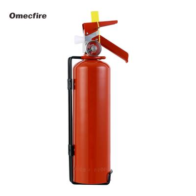 China 2.5LB Red Cylinder Fire Extinguisher Dry Powder 1kg for sale