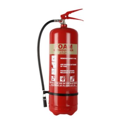 China 6L OEM Mechanical Foam Type Fire Extinguishers Non Toxic Lightweight for sale