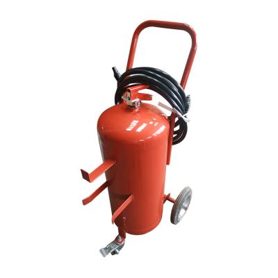 China Mexican Trolley Fire Extinguishers 50kg Dry Chemical Fire Extinguisher for sale